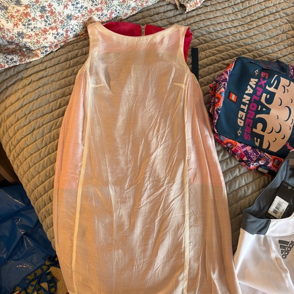 rag and‎ bone Corina shift dress in pink and red 🩷❤️. Size 0 - Picture 9 of 10